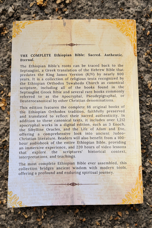 The Complete Ethiopian Bible In English book 88 Scriptures